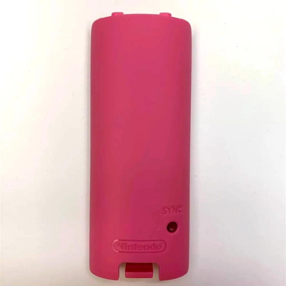 Nintendo Wii OEM Replacement Controller Battery Cover - Pink w/ Sync Button